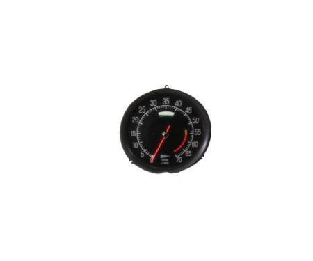 Corvette Tachometer, L82 5600 Red Line, With A/C, 1975-1977