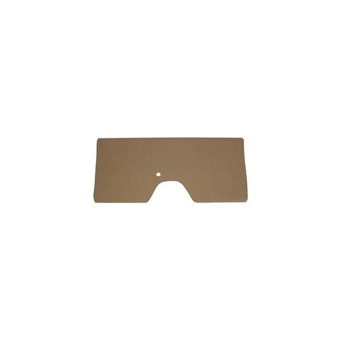 Corvette Storage Compartment Cover, Hole on Right, 1963-1967