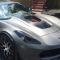 Zero7 Extractor Carbon Fiber Window Hood, Exposed Carbon Cowl | 45-8-023 Corvette 2014-2017