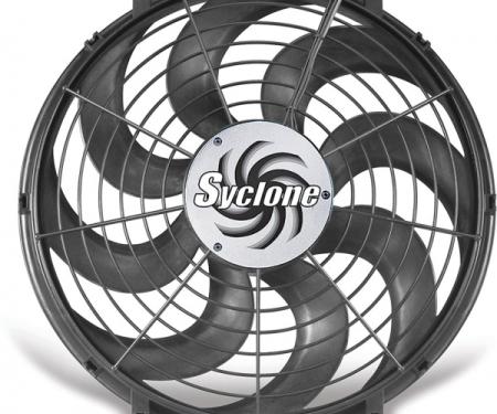 Cooling Fan, Electric, Universal, Single, 2500 CFM, S-Blade, Syclone, Flex-a-lite
