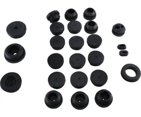 Corvette Firewall/Body Grommet Set, 25 Piece, 1958-1962