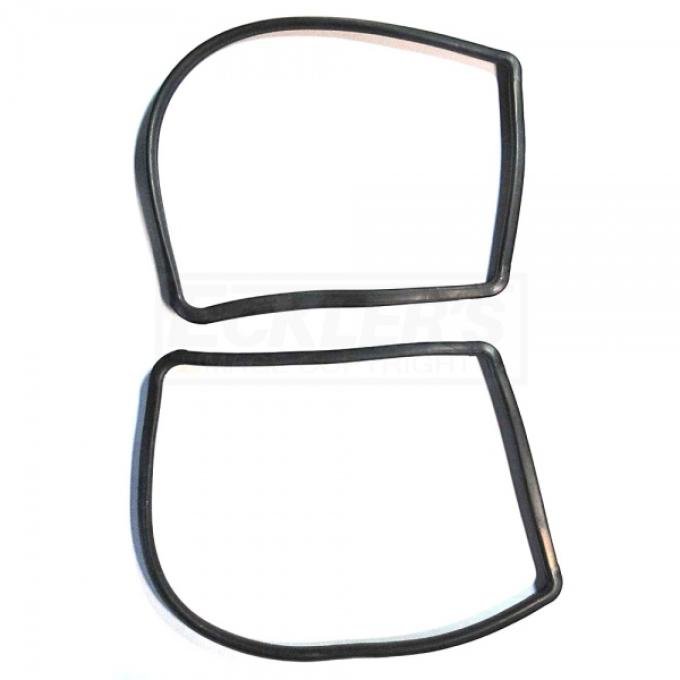 Corvette Rear Split Window Weatherstrip Seals Kit, Driver Quality, 1963