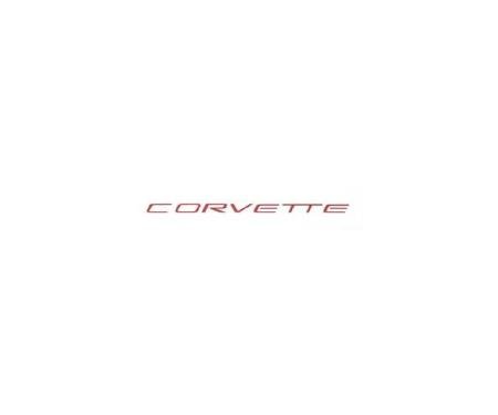 Corvette Decal Letter Set, 7.5" x .5", Red, 1997-2004