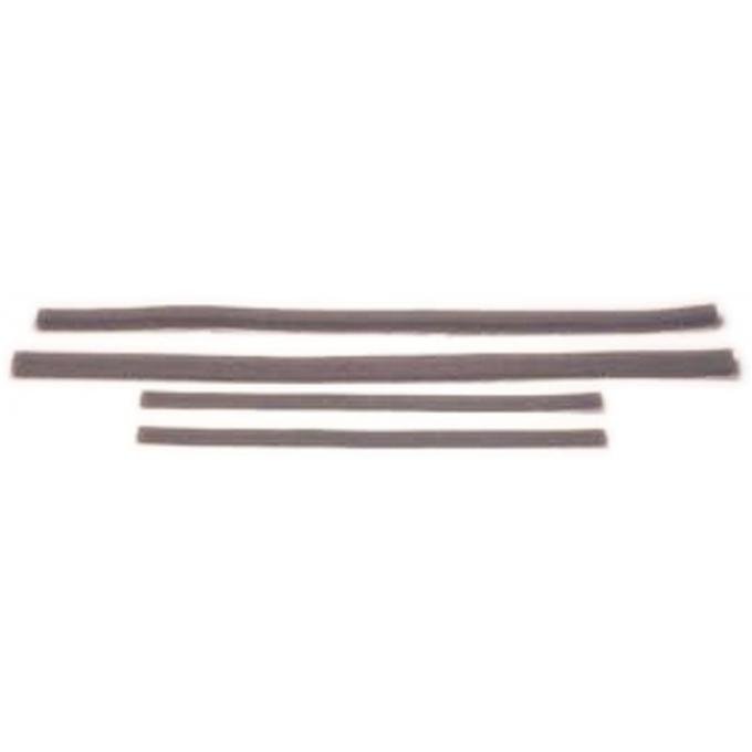 Corvette Fan Shroud Seal Kit, Small Block, With Plastic Shroud, 1969-1972