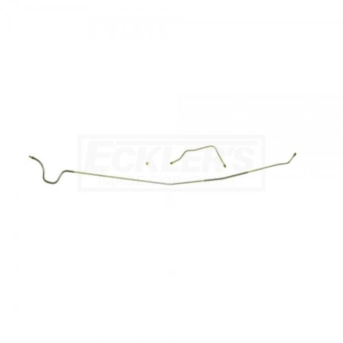 Fuel Tank To Pump Lines, Two Piece, One Union, Stainless Steel, 1958-1960