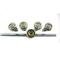 Corvette Wheel Center Cap Lock Set, 1988-1989