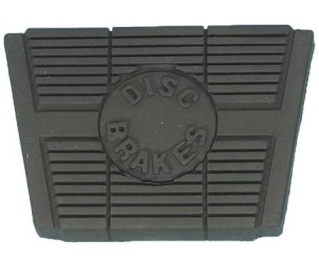 Corvette Brake Pedal Pad, For Cars With 4-Speed Transmission, 1980-1981