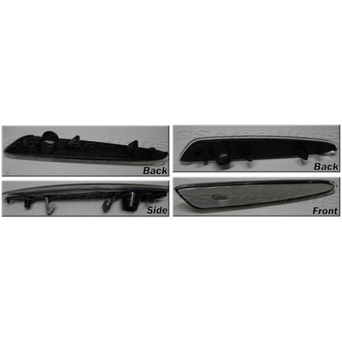 Corvette Clear Front Side Markers, 2005-13