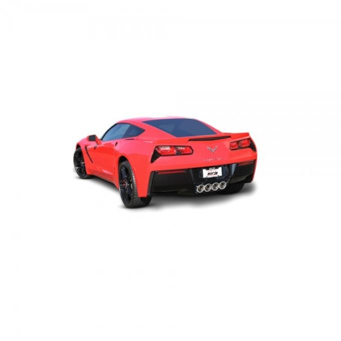 Borla Exhaust Systems S-Type Rear Section 2.75" Exhaust, 4-4.25'' Angle Cut Round Intercooled Tips| 11862 Corvette 2014-2016