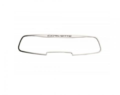 American Car Craft "Corvette" Rear View Mirror Trim, Auto Dim Mirrors| 051010 Corvette Stingray 2014-2017