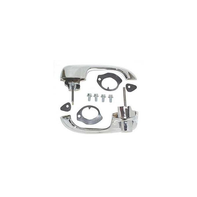 Corvette Door Handle Assemblies, Outside Import, 1963-1964