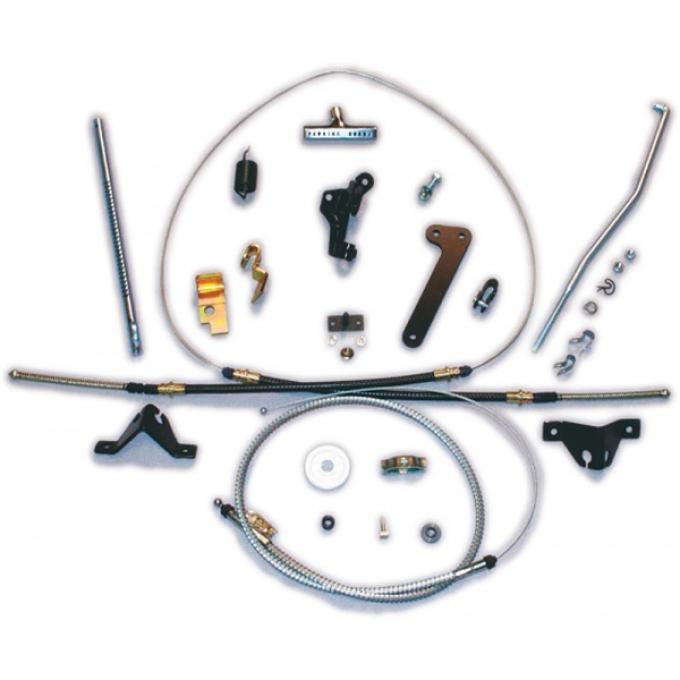 Van Steel Disc Brake Conversion Parking Brake Upgrade Kit, Rear| PBC-01 Corvette 1964-1965Early