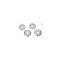 Corvette Brake Rotor Hub Covers, Chrome 4 Piece Set, Standard, 2005-2013