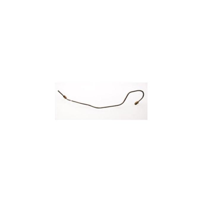Corvette Brake Caliper Line, Stainless Steel, Without Armor,Right Rear, 1967-1982