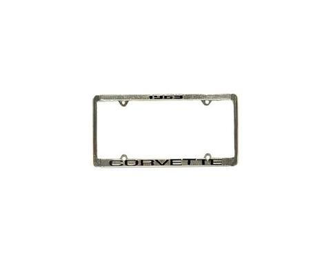 Corvette Chrome License Frame, 1963-1982