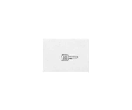 Corvette Ignition Key, Square, Blank, Coded A, 1967, 1971, 1975, 1979 & 1984-1985