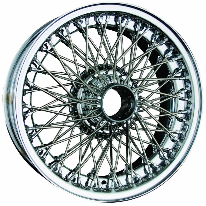 Dayton Wire Wheel 15x5 Dayton Wire 72 Spoke Chrome TT D457FCTT