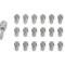 Mr. Gasket Headlock Locking Header Bolts, 3/8-16 X 3/4 Inch, Set of 16 2231G