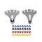Mr. Gasket Wire Loom Set-4 Wire Short 9751