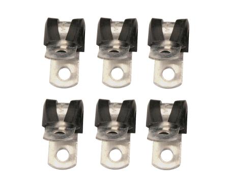 Mr. Gasket Adel Mount Clamps, 3/16 Inch, 6 Pieces 3770G