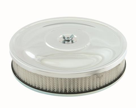 Mr. Gasket Air Cleaner -10 Inch X 2 Inch Chrome 9798