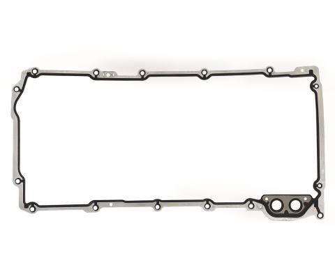 Mr. Gasket Oil Pan Gasket, Molded Rubber with Aluminum Carrier 6665G