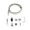 Mr. Gasket Throttle Cable Kit, Stainless Steel Braided 5657