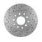 Leed Brakes Rear Disc Brake Kit with Drilled Rotors and Zinc Plated Calipers RC1004X