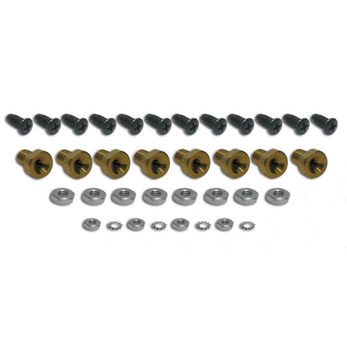 Corvette Rocker Panel Molding Mounting Repair Kit, 1970-1982