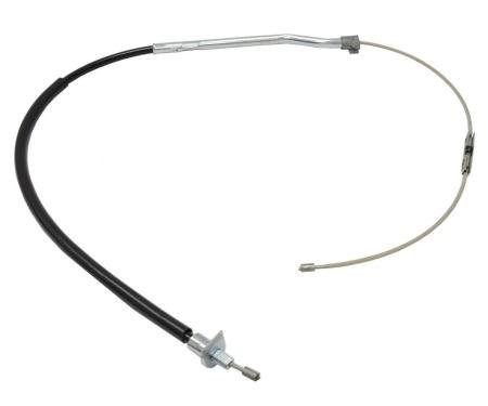 Corvette Parking Brake Cable Stainless Steel, Front, 1988-1996