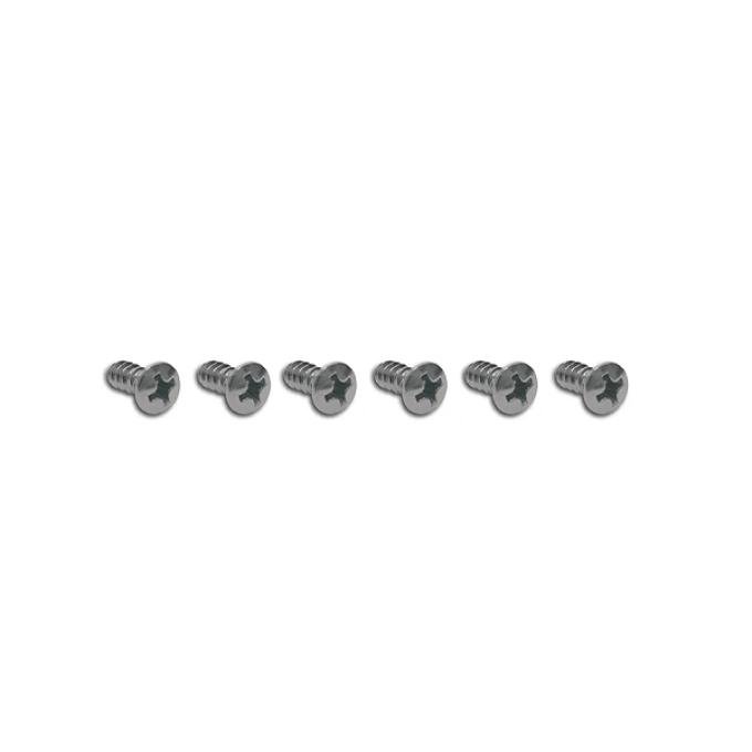 Corvette Dash Insert Screws, 6 Piece Set, 1964-1966