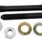 Redline Restomotive® 1970-1981 Chevrolet Corvette Engine Mount To Frame Bolt Set, For Locking Style Mount