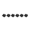 Corvette Battery Tray/Engine Compressor Bolt Kit, 6 Piece, 1963-1982