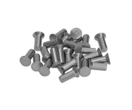 Corvette Body Assembly Rivets, 25 Piece, Countersunk Flat Head 3/16" X 1/2", 1953-1967