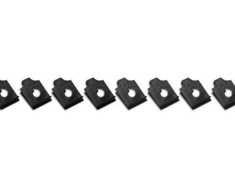 Corvette Body Mount #3 Access Plate U-Nuts, 8 Piece, 1963-1982