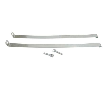 Corvette Expansion Tank Straps, with Replacement Bolts, 1964-1972