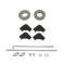 Corvette Battery Tray Kit, without Air Conditioning, 1963-1965