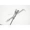 B&M Automatic Transmission Dipstick & Tube, Billet Aluminum/Stainless Steel Braided 22166
