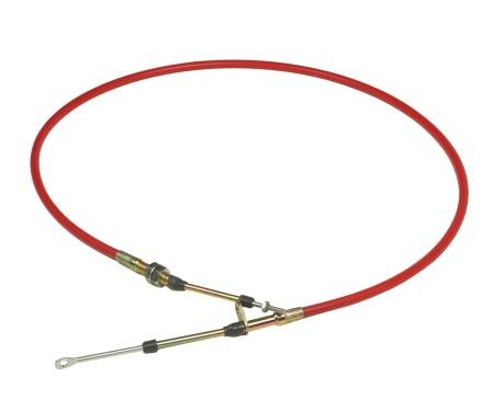 B&M Super Duty Race Shifter Cable, 5-Foot Length, Red 80833
