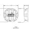 B&M Hi-Tek GM 10-Bolt Aluminum Differential Cover, 8.2-Inch BOP 70503