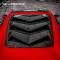 GlassSkinz 2014-19 Corvette Bakkdraft Rear Window Valance / Louver C7BAKKDRAFT | Sterling Blue GGB