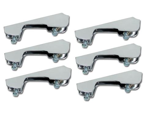 Corvette Hubcap Trim Bar Set, 6 Piece, 1963