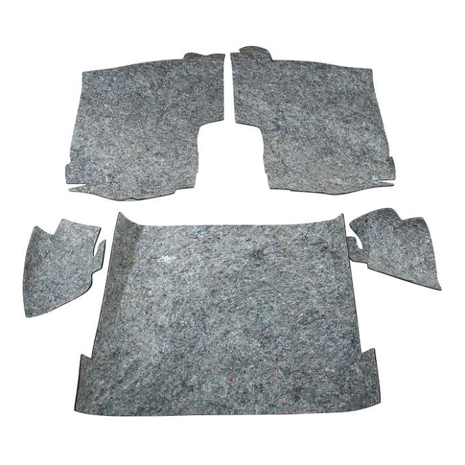 Corvette Carpet Insulation Kit, Rear Coupe, 1978-1982
