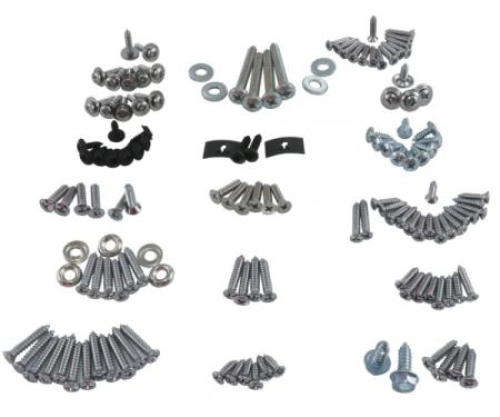 Redline Restomotive® 1967 Chevrolet Corvette Convertible Interior Screw / Fastener Kit