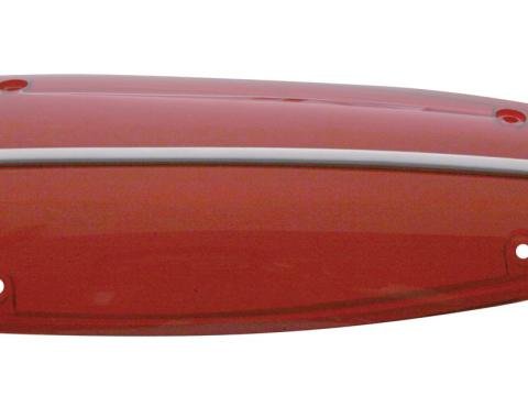 United Pacific Stainless Steel Outer Tail Light Lens For 1958-60 Chevy Corvette C5860