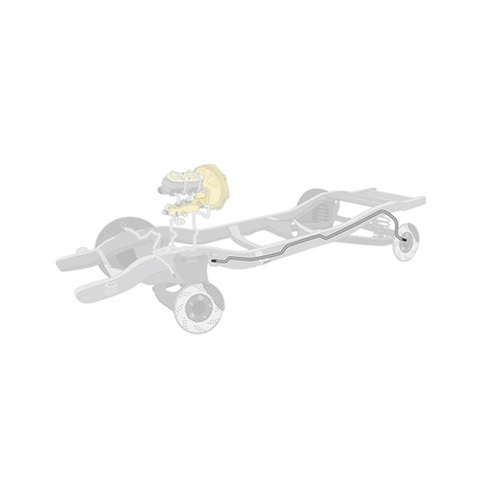 Right Stuff 1970-74 Chevrolet Corvette, Pre-Bent OE Steel Fuel Pump To Carb Line VPC7033