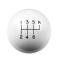 Hurst Shift Knob, 6-Speed, White 1630056