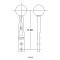Hurst Billet/Plus Shifter Stick, Black/Machined 5389020