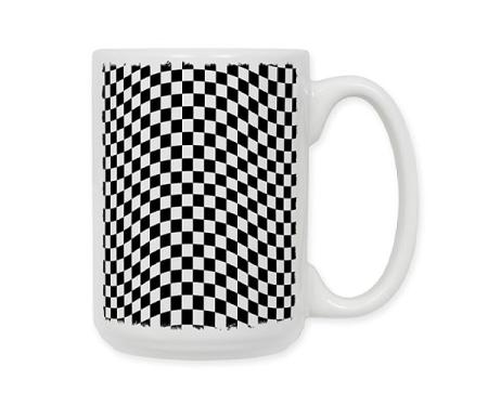 Checkered Coffee Mug