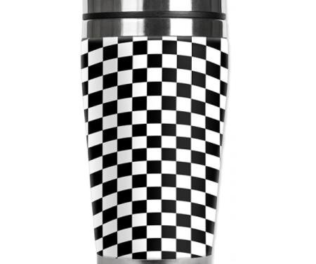 Mugzie® brand Travel Mug - Checkered Flag